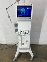 GE CARESCAPE R860 VENTILATOR ON ROLLING STAND