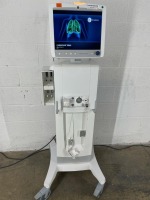 GE CARESCAPE R860 VENTILATOR ON ROLLING STAND