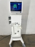 GE CARESCAPE R860 VENTILATOR ON ROLLING STAND