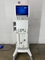 GE CARESCAPE R860 VENTILATOR ON ROLLING STAND
