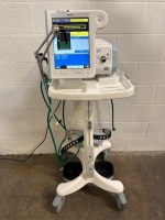 PHILIPS RESPIRONICS V60 VENTILATOR ON ROLLING STAND