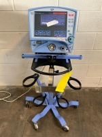 VIASYS VELA VENTILATOR ON ROLLING STAND