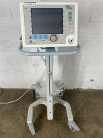 RESPIRONICS BIPAP VISION VENTILATOR ON ROLLING STAND