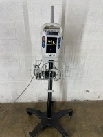 LIVA NOVA LIFESPARC LS-1000-C BLOOD PUMP CONTROLLER W/DOCK ON ROLLING STAND