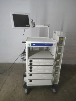 STORZ SMARTKART ENDOSCOPY CART W/ ONITOR, 6 DRAWER, SCOPE CABINET