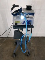 BFW CHROMA LUME TURBO LIGHT SOURCE W/ HEADSET ON ROLLING STAND