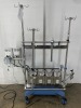 SORIN 4 PUMP HEART/LUNG PERFUSION SYSTEM ON ROLLING STAND W/CONTROLLER - 4