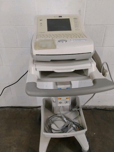 CARDIO DYNAMICS BIOZ DX ECG/EKG MACHINE ON CART