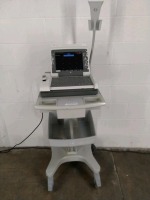 GE MAC5500 HD ECG/EKG MACHINE ON ROLLING STAND