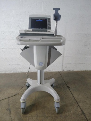GE MAC5500 HD ECG/EKG MACHINE ON ROLLING STAND