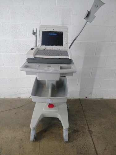 GE MAC5500 HD ECG/EKG MACHINE ON ROLLING STAND
