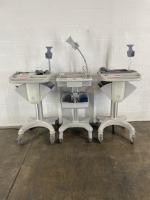 LOT OF GE MAC ECG CARTS (QTY 3)