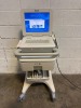 PHILIPS PAGEWRITER TC70 ECG/EKG MACHINE W/ WIRELESS TRANSMITTER ON ROLLING STAND