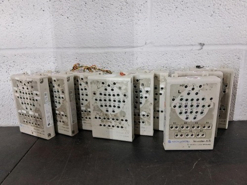 NIHON KOHDEN JE-922A JUNCTION BOX, QTY.9
