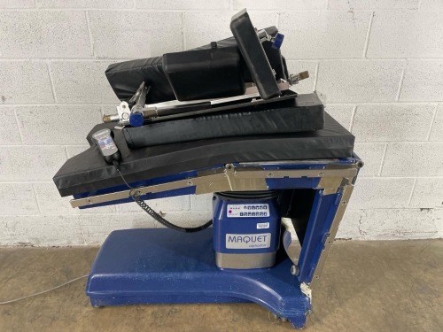 MAQUET ALPHASTAR OPERATING TABLE W/ HAND CONTROL REMOTE