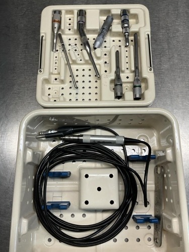 MEDTRONIC MIDAS REX LEGEND EHS EM200 STYLUS DRILL SET W/ ATTACHMENTS