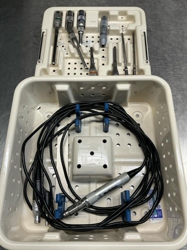 MEDTRONIC MIDAS REX LEGEND EHS EM200 STYLUS DRILL SET W/ ATTACHMENTS