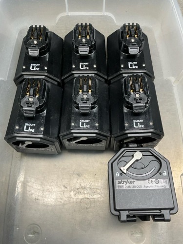 STRYKER REF 7126-120-000 ASEPTIC BATTERY HOUSING, QTY.7