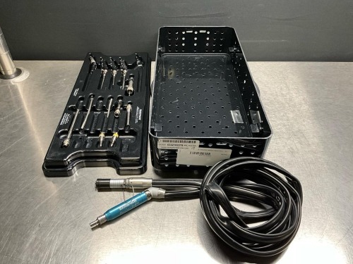 ANSPACH E MAX 2 PLUS HANDPIECE W/ ATTACHMENTS