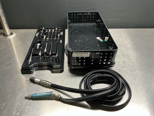 ANSPACH E MAX 2 PLUS HANDPIECE W/ ATTACHMENTS