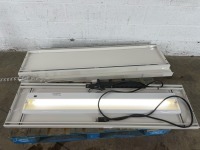 SHELVING AND LIGHT W/ OUTLETS
