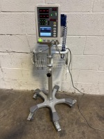 EDAN M3A VITAL SIGNS PATIENT MONITOR ON ROLLING STAND