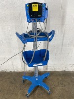 GE CARESCAPE V100 VITAL SIGNS MONITOR ON ROLLING STAND