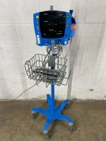 GE V100 CARESCAPE PATIENT MONITOR ON ROLLING STAND