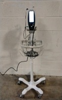 WELCH ALLYN SPOT VITAL SIGNS VITAL SIGNS MONITOR ON ROLLING STAND