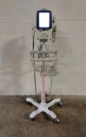 WELCH ALLYN SPOT VITAL SIGNS LXI VITAL SIGNS MONITOR ON ROLLING STAND