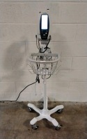 WELCH ALLYN SPOT VITAL SIGNS VITAL SIGNS MONITOR ON ROLLING STAND