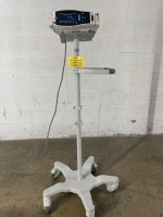 MASIMO RADICAL 7 PULSE OXIMETER ON ROLLING STAND