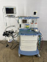 DRAGER FABIUS GS ANESTHESIA MACHINE D.O.M. 2009 W/INFINITY DELTA PATIENT MONITOR SOFTWARE 3.35