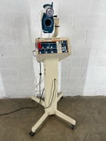 MEDRAD MARK V PLUS INJECTOR SYSTEM ON ROLLONG STAND