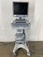 ST JUDE MEDICAL ZONARE CARDIAC ULTRASOUND MACHINE D.O.M. 2/15/2013 SOFTWARE 4.8.11C W/P4-1C, L14-5SP PROBES & CATHETER INTERFACE MODULE