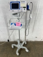 LABORIE MD-6000 PORTASCAN 3D BLADDER SCANNER W/PROBE ON ROLLING STAND