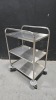 3 SHELF STAINLESS STEEL CART - 2