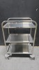 3 SHELF STAINLESS STEEL CART - 3