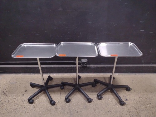 LOT OF (3) MAYO STANDS