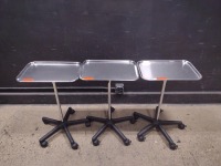 LOT OF (3) MAYO STANDS