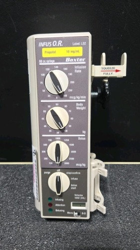 BAXTER INFUS O.R. INFUSION PUMP