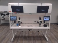 NEXTGEN LIFELABS WORKSTATION TO INCLUDE (2) OLYMPUS SZX10 LAB MICROSCOPES WITH WHSZ10X-H/22 EYE PIECES AND DF PLAPO 1X OBJECTIVE, EP50 HD CAMERA WITH (2) MICROSOFT 1960 SURFACE PRO 7 128GB TABLETS WITH DELL MONITORS WITH RI WITNESS SYSTEM