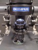 OLYMPUS IX73 LAB MICROSCOPE WITH 5 OBJECTIVES AND EYE PIECES 10X/22, WITH NARUSHIGE, NARISHIGE EQUIPMENT, DELL D15U PC, RI SATURN 5 ACTIVE LASER SYSTEM ON A CLEAN BENCH TABLE - 3