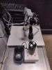 OLYMPUS IX73 LAB MICROSCOPE WITH 5 OBJECTIVES AND EYE PIECES 10X/22, WITH NARUSHIGE, NARISHIGE EQUIPMENT, DELL D15U PC, RI SATURN 5 ACTIVE LASER SYSTEM ON A CLEAN BENCH TABLE - 8