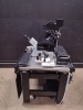 OLYMPUS IX73 LAB MICROSCOPE WITH 5 OBJECTIVES AND EYE PIECES 10X/22, WITH NARUSHIGE, NARISHIGE EQUIPMENT, DELL D15U PC, RI SATURN 5 ACTIVE LASER SYSTEM ON A CLEAN BENCH TABLE - 11