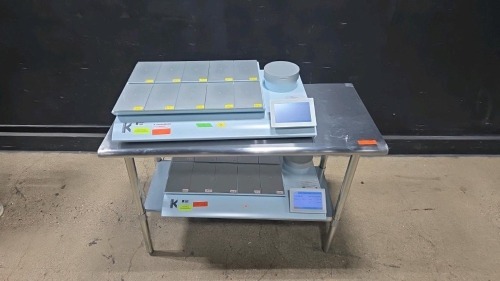 LOT OF (2) COOPER SURGICAL K59500 G210 INVI CELL STANDARD INCUBATOR WITH TABLE