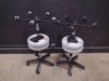 LOT OF (4) RITTER WHITE STOOLS