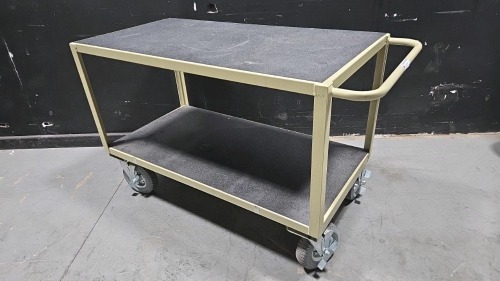 ULINE INSTRUMENT CART WITH RUBBER WHEELS