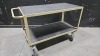 ULINE INSTRUMENT CART WITH RUBBER WHEELS - 2