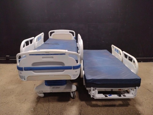LOT OF (2) STRYKER 3002 S3 HOSPITAL BEDS